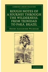 Rough Notes of a Journey Through the Wilderness, from Trinidad to Pará, Brazil