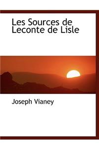 Les Sources de LeConte de Lisle