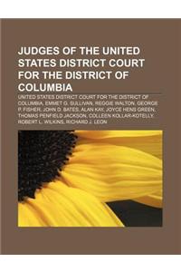 Judges of the United States District Court for the District of Columbia