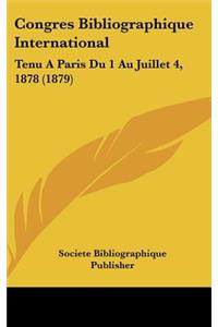 Congres Bibliographique International