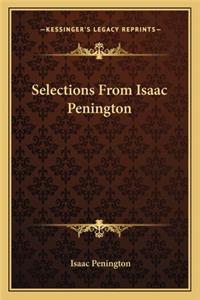 Selections From Isaac Penington