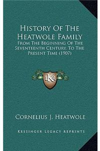 History Of The Heatwole Family