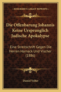 Die Offenbarung Johannis Keine Ursprunglich Judische Apokalypse