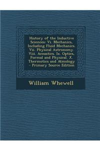 History of the Inductive Sciences