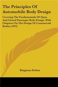 The Principles Of Automobile Body Design