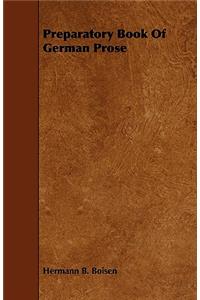 Preparatory Book Of German Prose