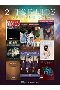 21 Top Hits for Piano Solo