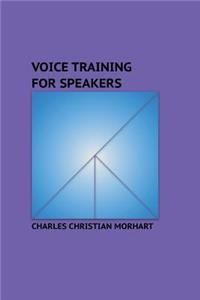 Voice Training for Speakers