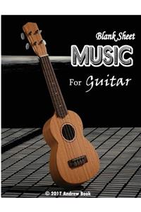 Blank Sheet Music For Guitar