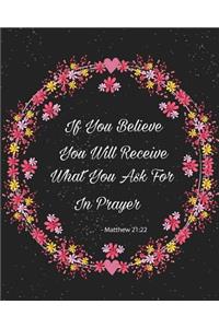 If You Believe, You Will Receive What You Ask For In Prayer - Matthew 21