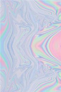 Rainbow Holographic Foil Journal
