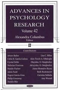 Advances in Psychology Research