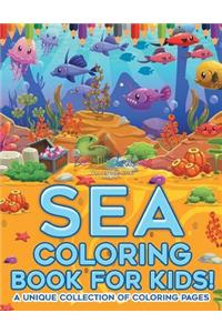 Sea Coloring Book For Kids!