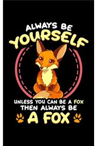 Always Be Yourself Unless You Can Be A Fox Then Always Be A Fox