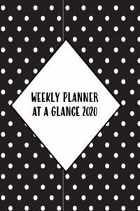 Weekly Planner At A Glance 2020