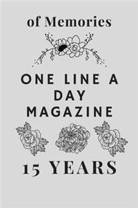 One Line A Day Magazine
