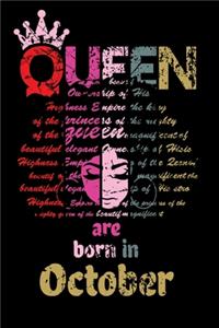 Queens Are Born in October Notebook
