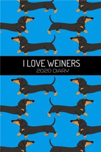 I Love Weiners 2020 Diary