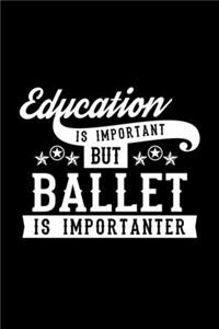 Education Is Important But Ballet Is Importanter