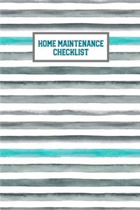 Home Maintenance Checklist