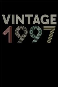 Vintage 1997 Notebook 23th Birthday Gift