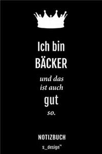 Notizbuch für Bäcker