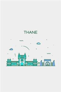 Thane Minimalist Travel Notebook [Lined] [6x9] [110 pages]