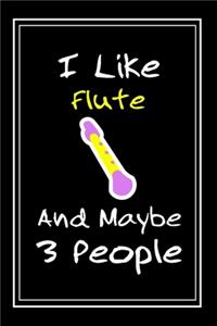 I Like Flute And Maybe 3 People