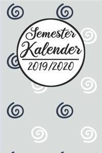 Semester Kalender 2019 / 2020