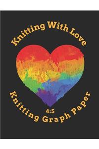Knitting With Love Knitting Graph Paper 4