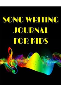 Song Writing Journal for Kids