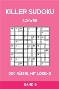 Killer Sudoku Schwer 200 Rätsel Mit Lösung Band6