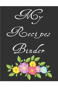 My Recipes Binder