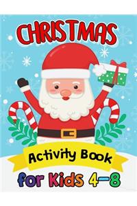 Christmas Activity Books for Kids 4-8