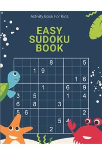 Activity Book For Kids, Easy Sudoku Book