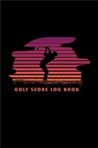 Golf Score Log Book