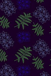Blumen-Malbuch und Notizbuch