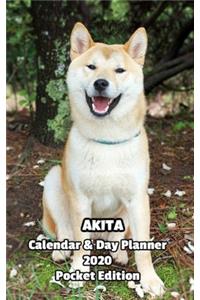 Akita Calendar & Day Planner 2020 Pocket Edition