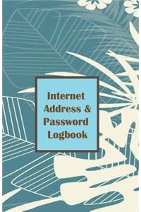 Internet Address & Password Logbook