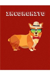 Incorgnito Notebook - 4x4 Quad Ruled