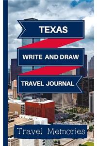 Texas Write and Draw Travel Journal