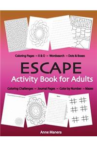 Escape Activity Book for Adults