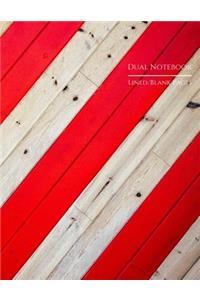 Dual Notebook Lined/Blank Pages