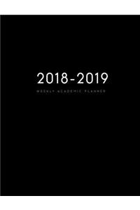 2018-2019 Weekly Academic Planner