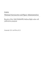 Results of the 1988 Nasa/Jpl Balloon Flight Solar Cell Calibration Program