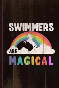 Swimmers Are Magical Journal Notebook