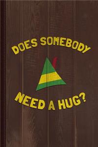 Somebody Need a Hug Vintage Journal Notebook