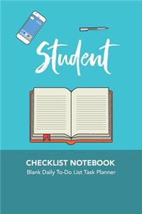 Student Checklist Notebook