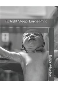 Twilight Sleep: Large Print