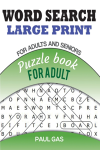 Word Search Puzzle: Book for Adult